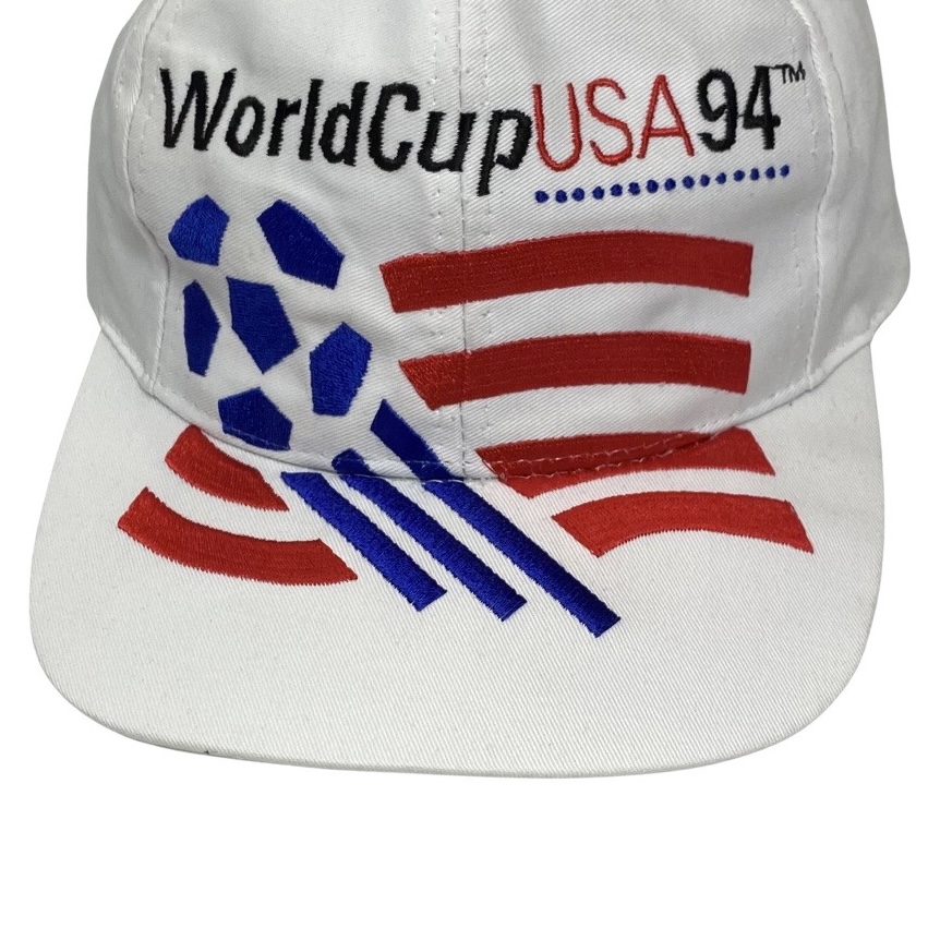 Adidas-World-Cup-USA-1994-White-Cap. bílá sportovní vintage kšiltovka snapback