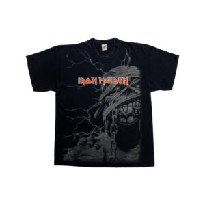 Iron-Maiden band-Full-Print-Black-Vintage-T-Shirt. pánské černé vintage tričko s ppotiskem metal kapely Iron-Maiden band-Full-Print-Black-Vintage-T-Shirt. pánské černé vintage tričko s ppotiskem metal kapely