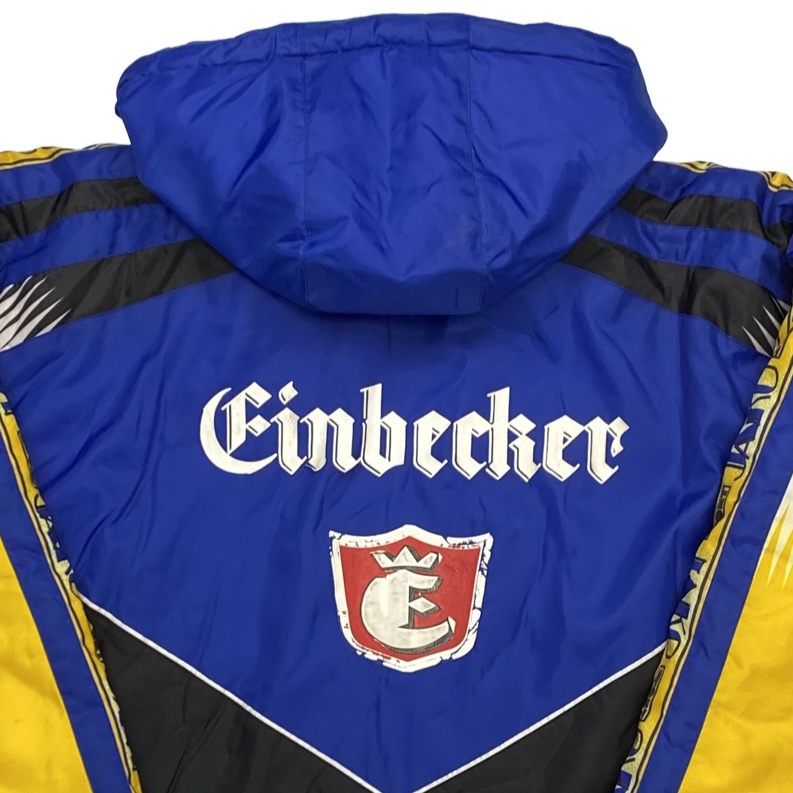 Jako-Einbecker-Blue-Yellow-Black-Jacket. pánská značková vintage zimní bunda