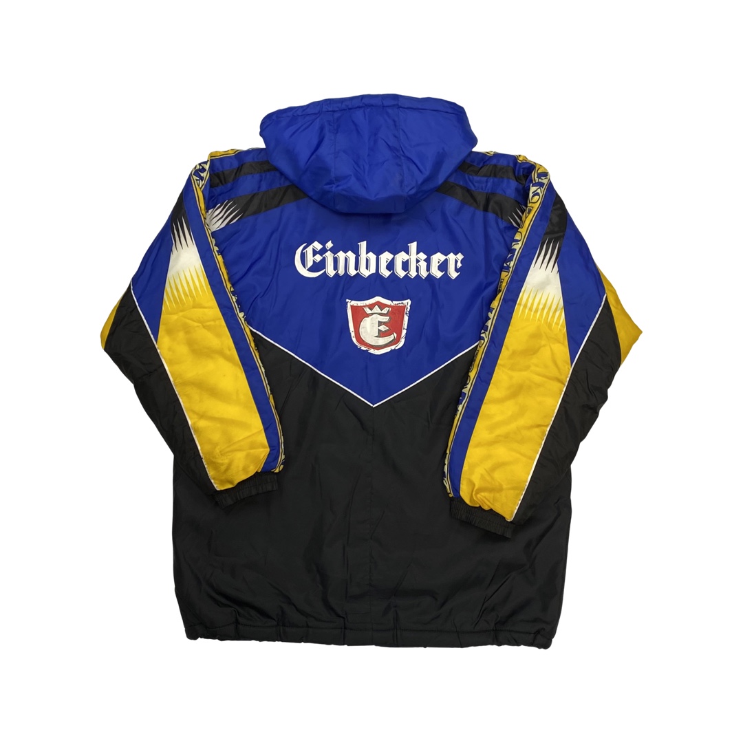 Jako-Einbecker-Blue-Yellow-Black-Jacket. pánská značková vintage zimní bunda