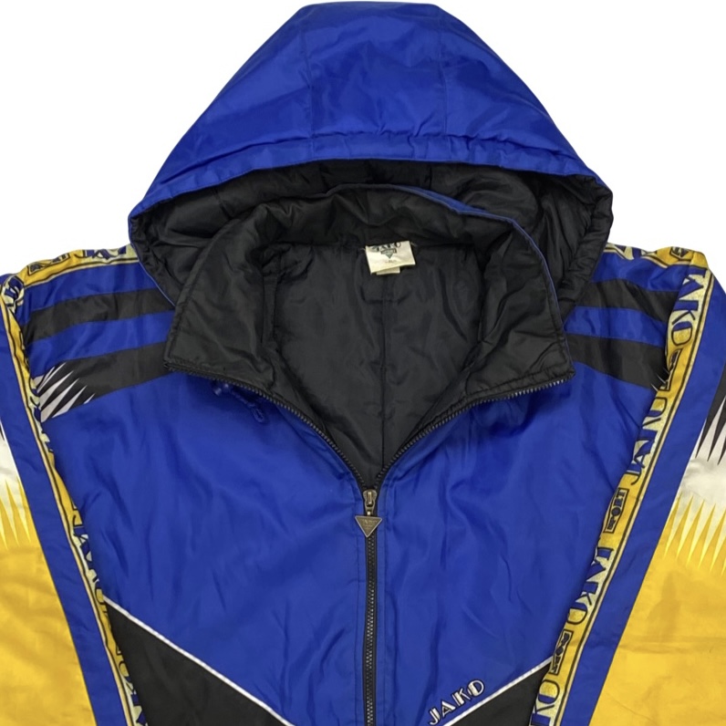 Jako-Einbecker-Blue-Yellow-Black-Jacket. pánská značková vintage zimní bunda
