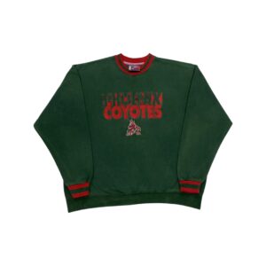 Pro-Player-Phoenix-Coyotes-Green-Vintage-Crewneck-1