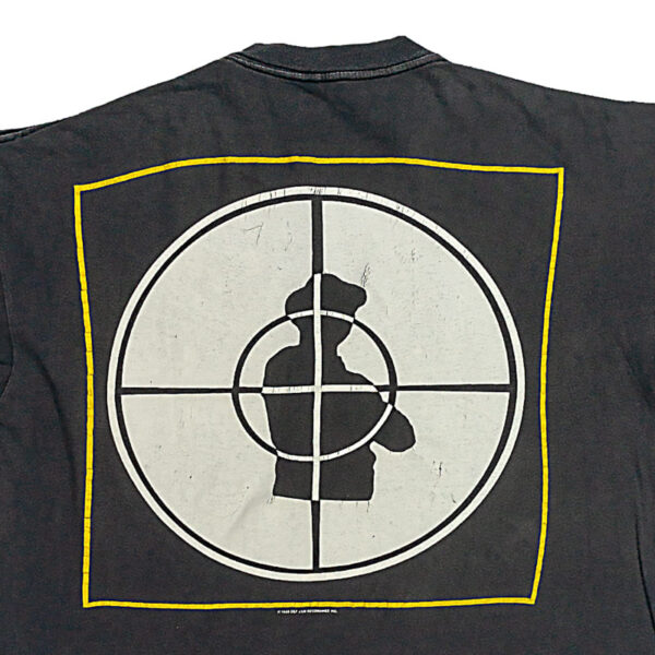 Public-Enemy-Black-Vintage-T-Shirt černé tričko s rapovou kapelou