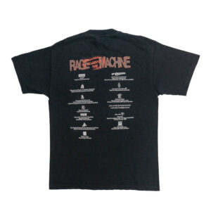 Rage-Against-The-Machine-Black-Vintage T-Shirt 2000 Pánské černé vintage tričko značky Giant s krátkým rukávem a potiskem kapely Rage Against The Machine z na přední straně z roku 2000.