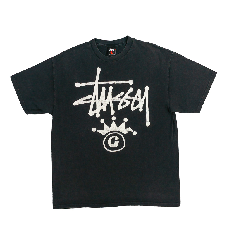 Stussy Vintage Black T-Shirt – L