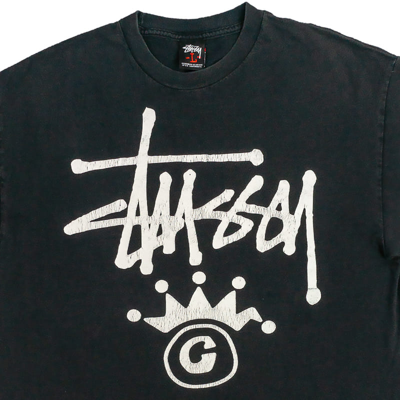 Stussy Vintage Black T-Shirt – L - Image 3