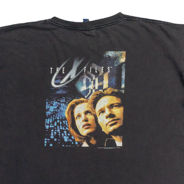 The-X-Files-Black-Vintage-T-Shirt-1998 černé tričko akta x