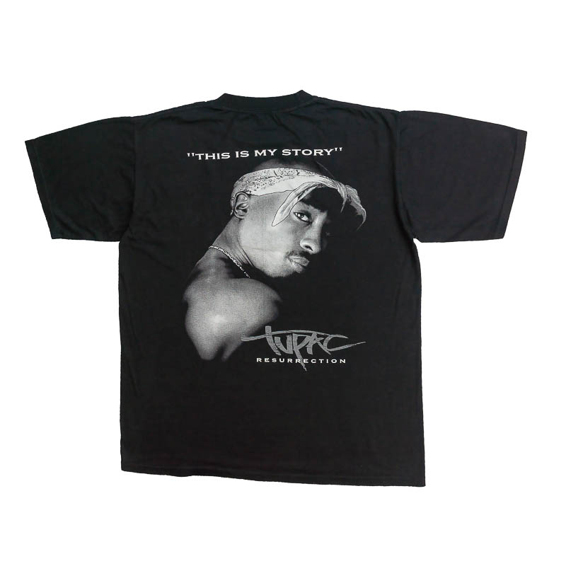 Tupac Black T-Shirt – 2XL - Image 2