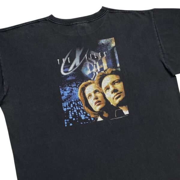 The-X-Files-Black-Vintage-T-Shirt-1998 černé tričko akta x