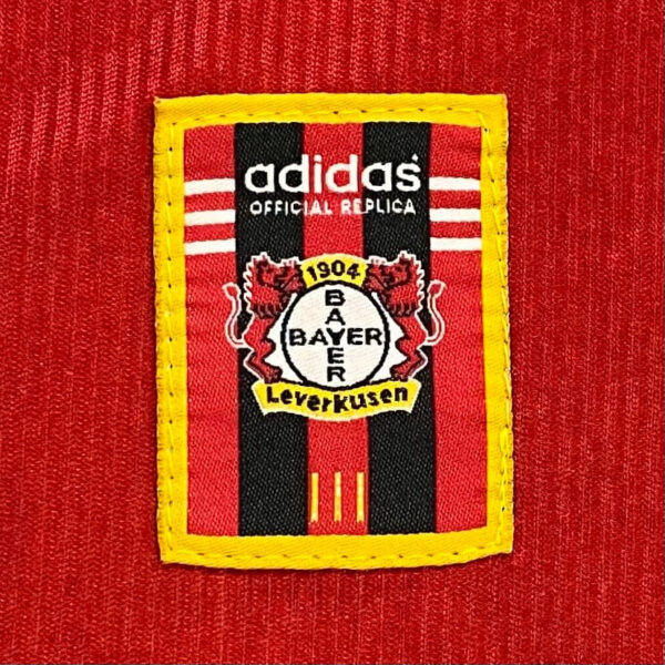 Adidas-Bayern-Leverkusen-Red-Vintage-Jersey-červený fotbalový dres