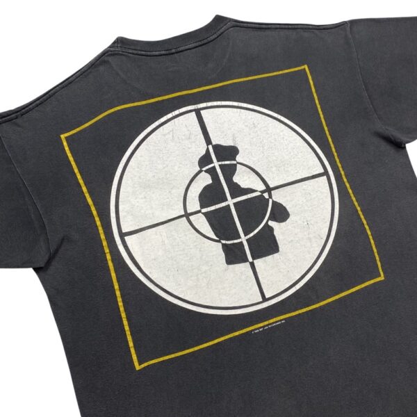 Public-Enemy-Black-Vintage-T-Shirt černé tričko s rapovou kapelou