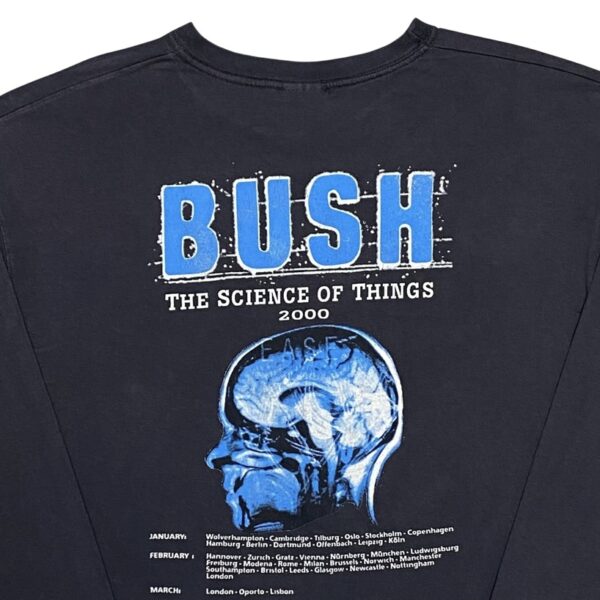 Bush The Science Of Things Dark Grey Longsleeve Vintage T-Shirt