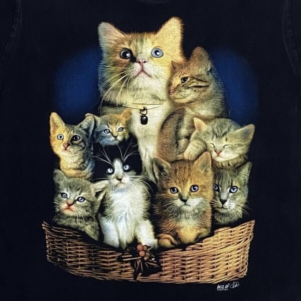 Wild Cats Black T-Shirt