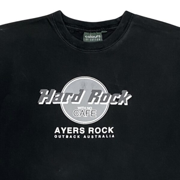 Hard Rock With No Cafe Australia Ayers Rock Black T-Shirt