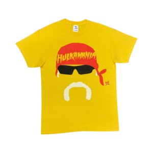 Hulk Hogan WWE Hulkmania Yellow T-Shirt