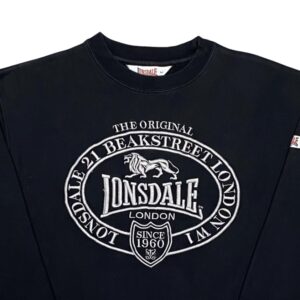 Lonsdale Black Vintage Crewneck