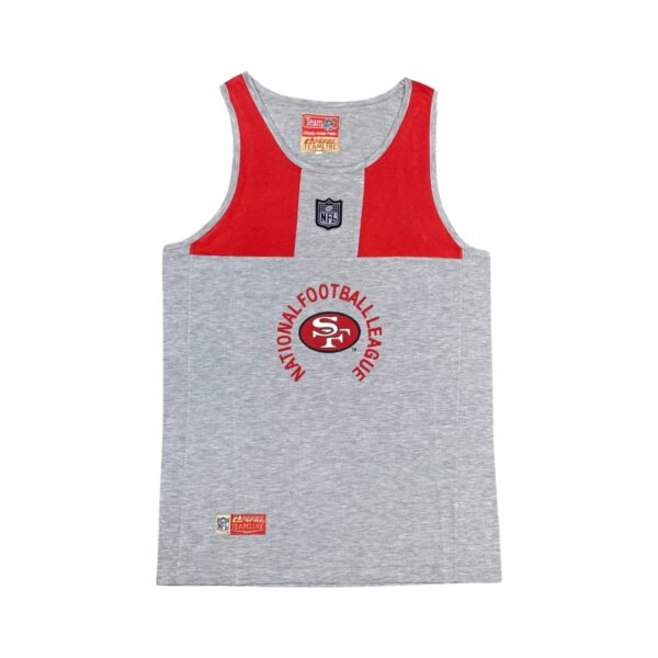 Campri NFL San Francisco 49ers Grey Red Tank Top