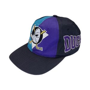 NHL Mighty Ducks Black Purple Cap