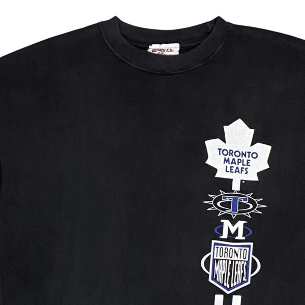 Novel Teez NHL Toronto Maple LEafs Black Vintage T-Shirt