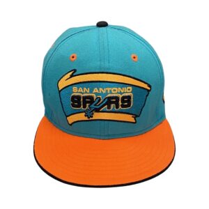 New Era NBA San Antonio Spurs Orange Turquoise Snapback