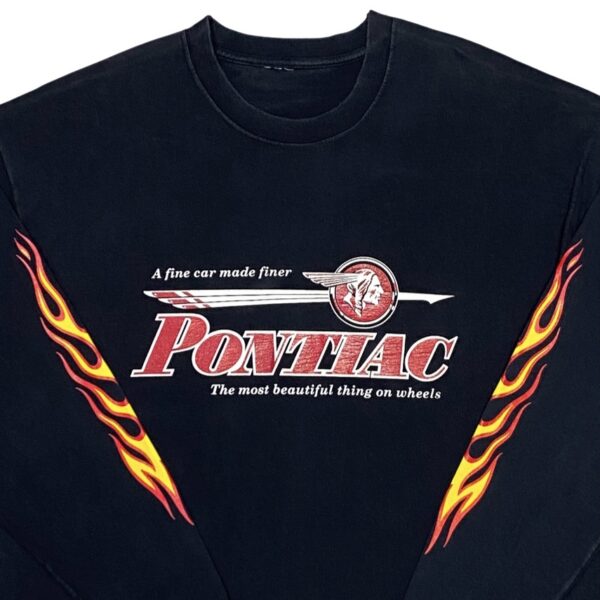 Pontiac Racing Black Longsleeve T-Shirt