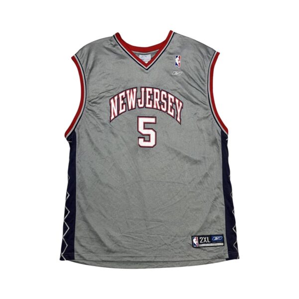 Reebok NBA New Jersey Nets Kidd Grey Vintage Basketball Jersey