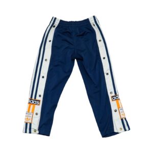 Dětské tmavě modré vintage tracksuit tepláky značky Adidas s nášivkou Dark Blue Vintage Tracksuit Bottoms