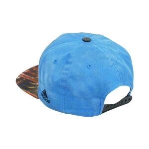 Unisex modrý snapback značky Adidas s motivem amerického fotbalového MLS týmu San Jose Quakes a nášivkou na přední straně Blue Snapback Cap