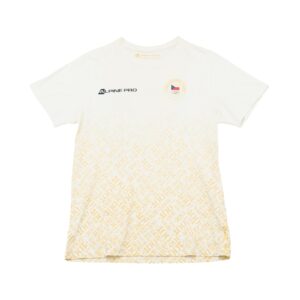 Pánské bílé tričko značky Alpine Pro s krátkým rukávem a potiskem českého olympijského týmu z obou stran Czech Olympic Team White T-Shirt