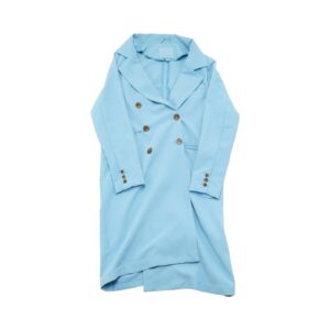 Dámský světle modrý kabát značky Amisu Blue Coat