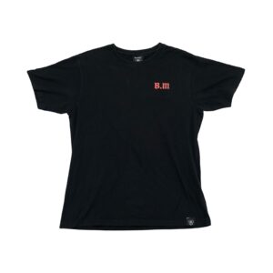 Pánské černé tričko značky Bad Monday s krátkým rukávem a potiskem z obou stran World Black T-Shirt