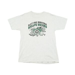 Pánské šedé vintage tričko s krátkým rukávem a potiskem Ballou Bruins na přední straně Grey T-Shirt