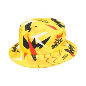 Unisex žlutý klobouk s motivem značky Big Shock Yellow Bucket Hat