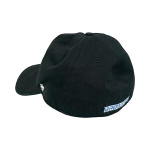 Unisex černá vintage kšiltovka značky 47 Brand s motivem amerického univerzitního fotbalového týmu Boise State Broncos a nášivkou z obou stran Black Cap