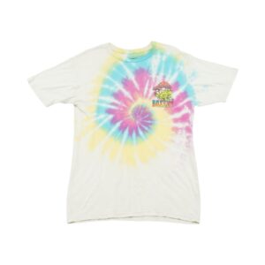 Pánské batikované vintage tričko značky Boxset s potiskem Home Sweet Gnome z obou stran Tie-Dye T-Shirt