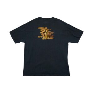 Pánské černé vintage tričko s krátkým rukávem a potiskem Bruce Springsteen The Rising z obou stran Black T-Shirt