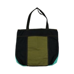 Reworked černo zelená taška značky Carhartt Turquoise Khaki Green Bag