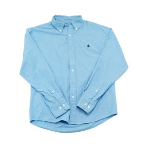 Pánská modrá košile s dlouhým rukávem a nášivkou Chelsea FC na přední straně Blue Shirt