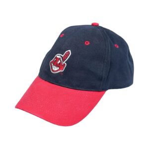 Unisex tmavě modrá vintage kšiltovka s motivem amerického baseballového MLB týmu Cleveland Indians Dark Blue Cap