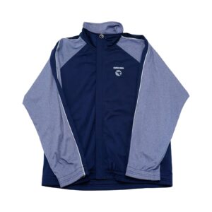 Pánská tmavě modrá tracksuit mikina značky Diadora s nášivkou z obou stran Blue Vintage Tracksuirt Sweatshirt