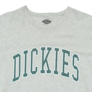 Pánské šedé tričko značky Dickies s krátkým rukávem a potiskem na přední straně Grey T-Shirt