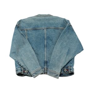 Pánská modrá džínová vintage bunda značky Edwin z roku 1986 (Made in Japan) Denim Blue Jacket