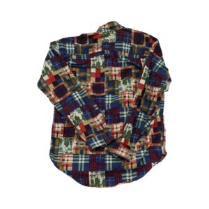 Pánská barevná patchwork vintage košile značky Elitex s dlouhým rukávem Crazy Mix Shirt