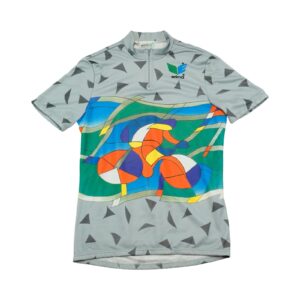 Šedý cyklistický vintage dres značky Erima Crazy Grey Bike Jersey
