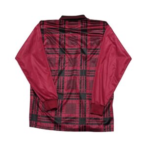 Fotbalový vínově červený vintage dres značky Erima s dlouhým rukávem Vintage Football Soccer Red Jersey