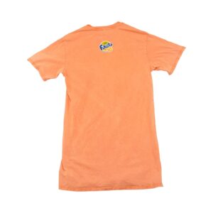 Dámské oranžové šaty značky H&M s potiskem Fanta z obou stran Women Orange Dress