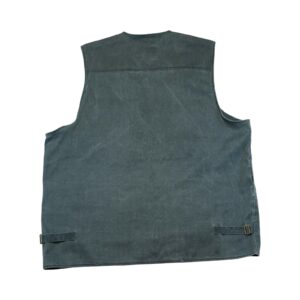 Pánská šedá rybářská vesta značky Easierncottage Fisher Grey Vintage Vest