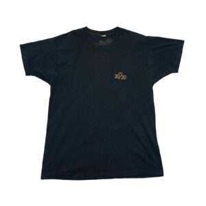 Pánské černé vintage tričko s krátkým rukávem a barevným potiskem Enter the Flavour Zone z obou stran Black Vintage T-Shirt