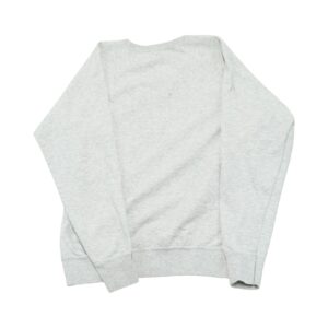 Dámský šedý crewneck značky Fruit of the Loom s potiskem na přední straně Grey Crewneck