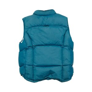 Pánská modrá péřová vesta značky GAP Blue Puffer Vest